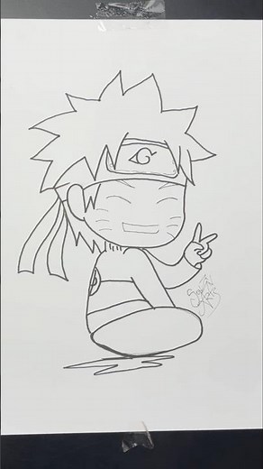 Tutorial do Naruto de um maneira bem simples e fácil, como desenhar passo a passo Naruto