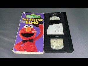 Opening To Sesame Street: The Best Of Elmo 1996 VHS