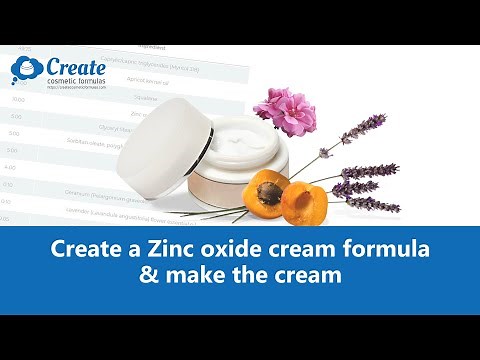 How to make Zinc oxide cream | Diaper rash cream