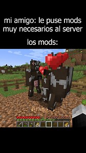 1M views · 37K reactions | los mods necesarios que puso mi amigo #minecraft #minecraftmemes #fypシ゚ #reels | HiAngeel | Facebook