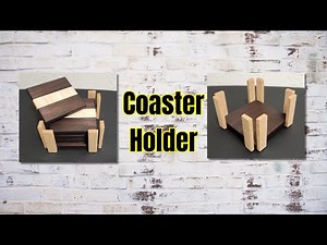 Wooden Coaster Holder | Simple DIY Woodworking Build