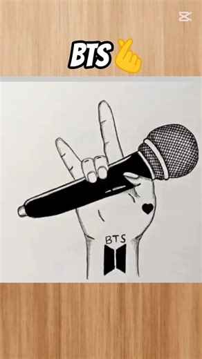 BTS drawing for beginner...#btsdrawing #bts #youtubeshorts #shorts