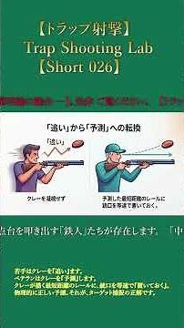 【トラップ射撃】Trap Shooting Lab Short026 #トラップ射撃 #クレー射撃