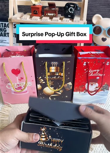 Birthday Surprise with a Pop-Up Gift Box