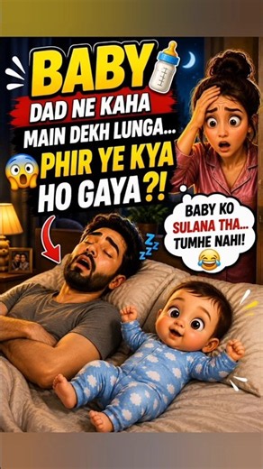 Dad Said “I’ll Watch the Baby”… Then Fell Asleep! 😂👶 #family #parenting #relatable