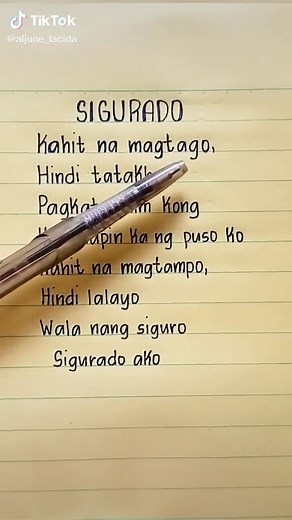 Duet Song Lyrics: Sigurado by Belle Mariano