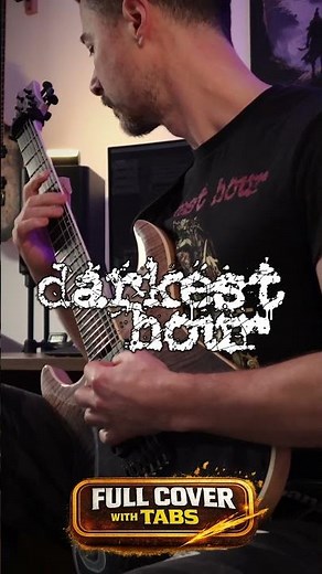 Darkest Hour - The Legacy | Metalcore guitar cover | Intro Riff | TABS #metalcore