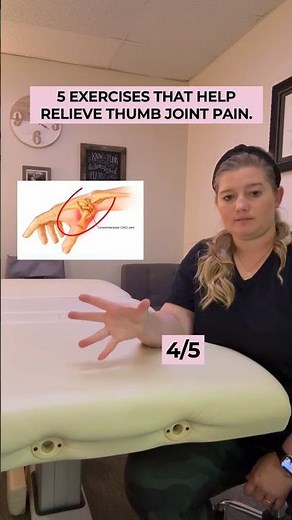 5 Exercises to Relieve Thumb Joint Pain | CMC Arthritis Relief