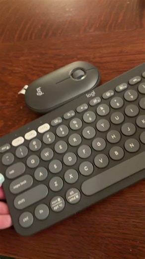 Great combo of keyboard and mouse for a work from home setup! #logitech