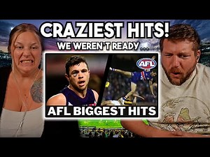 AFL Biggest Hits And Bumps of All Time! Americans React