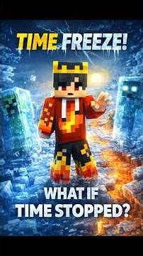 What If TIME FREEZE Happened in Minecraft? 😱❄️