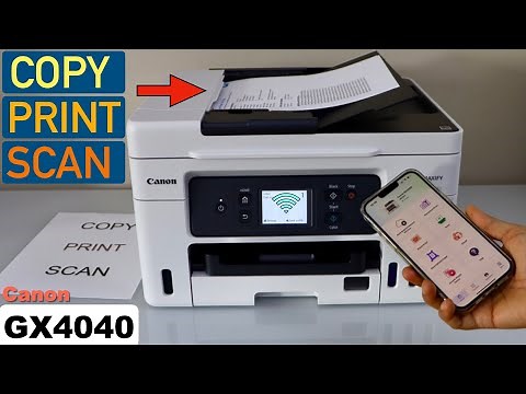 Canon MAXIFY GX4040 Printer Copy, Print & Scan !!