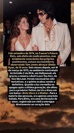 Como Elvis confessou seu amor a Sheila Ryan através de uma música
