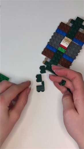 Building a Lego flower Part 1 ✨ #asmr #lego #building #timelapse