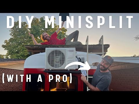 Installing a Pioneer Minisplit on a Skoolie | A Complete Guide