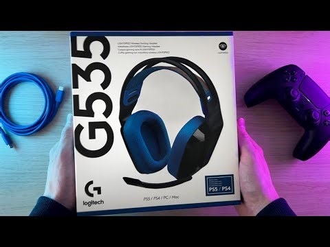 Unboxing Logitech G535 – PS5 & PC Wireless Gaming Headset