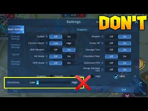 Smooth Settings For Fanny User! Tutorial | Daisuke MLBB