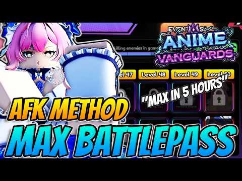 The *FASTEST* AFK Battle Pass Method In Anime Vanguards!