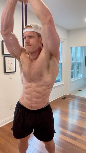 13K views · 1.2K reactions | No time to hit the gym? Bang out with some bands. You can do a lot with bands - especially for core and upper body. Add a kettlebell for lower body movements and you’ve got a kick ass home gym combo. #resistancebands #athomeworkouts #bandsworkout #coreworkout #abs #absworkout #sixpack #mustache #sixpackabs #fitdad | Sarantos Fitness | Facebook