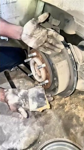 How to Service Drum Brakes at Home! 🚗🔧 #shorts #mechanic