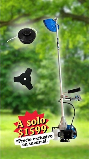 ¡Oferta! Desbrozadora de gasolina 42.7cc Redbo VB por $1599