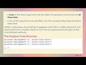 Efficiently Handle Optional Arguments in Python: Overriding Global Defaults with argparse