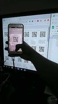 Attendance using QR codes (with students ID Number and Name)