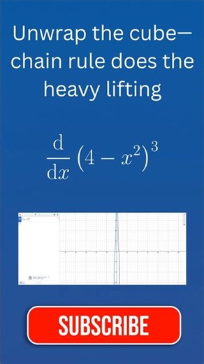 Quick Calculus: Chain Rule Does ALL the Work 💪