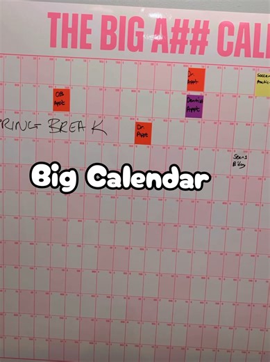 Get Organized with the Perfect Big Calendar