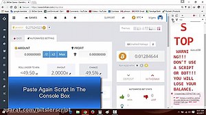 bitsler java script \u001000000