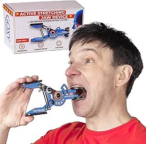 Goxy Dynamic Jaw Stretcher, Comprehensive TMJ Relief Products for Jaw Clenching and Headaches, Effective Jaw Tension Relief,Mouth Muscle Relaxer for TMJ Pain Relief