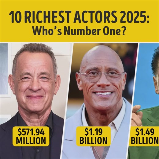 34K views · 119 reactions | 10 Richest Actors 2025: Who’s Number One? | Bright Side | Facebook