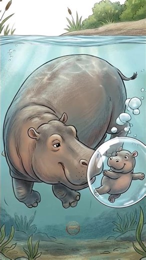 🦛 World’s Most Dangerous River Animal? 😨 Hippo Facts #Shorts