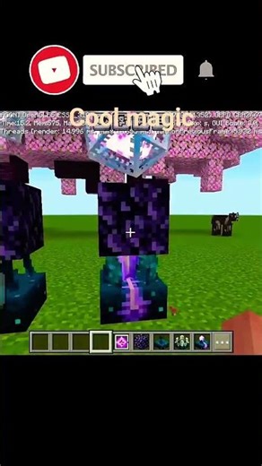 Cool magic in minecraft #minecraft #game #viral #amazing #shots