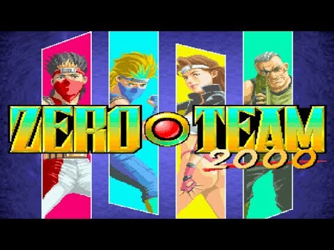Zero Team 2000 (Seibu Kaihatsu 1993). Full Arcade Gameplay Walkthrough.
