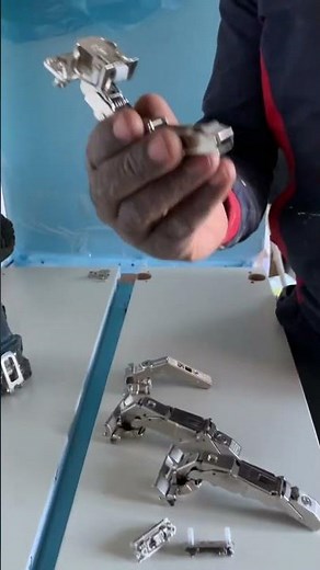 How to install Ikea Utrusta 153 hinges on to the Corner Cabinet Door (Part 1)