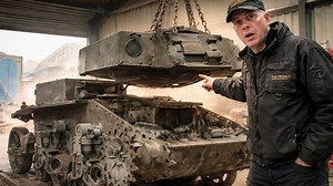 Restoration begins on a WWII M3A1 Stuart light tank