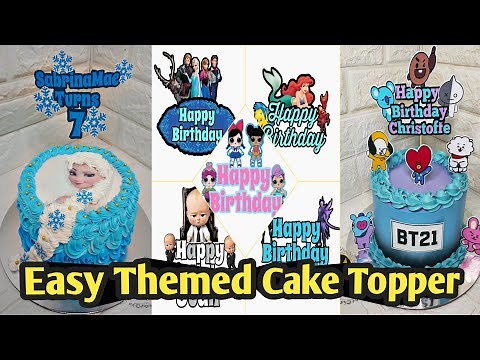 How to Make Customize Cake Topper with Image Using "Phonto and "PicsArt"