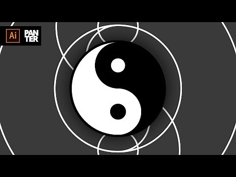 How to Design Yin Yang Symbol | Adobe Illustrator Tutorial