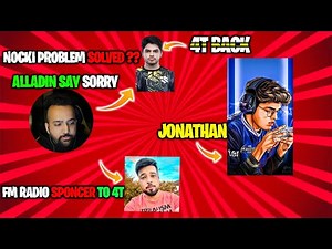 JONATHAN IN INTERNATIONAL | FM RADIO SPONCER 4T - NOCKI PROBLEM SOLVED | ALLADIN AGAIN SORRY - PMGC