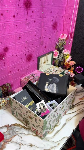 Stylish Abaya and Hijab Watch Set Gift Hamper