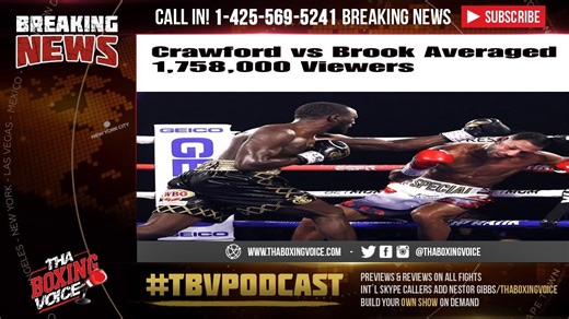 ☎️ Terence Crawford vs. Kell Brook: Top boxing telecast for all TV networks since January 2019 🔥