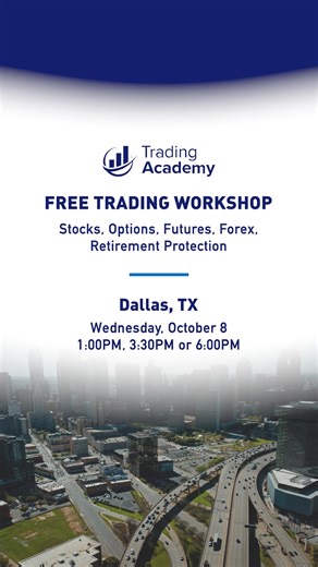 👉 𝗔𝘁𝘁𝗲𝗻𝗱 𝗧𝗵𝗲 𝗙𝗥𝗘𝗘 𝗜𝗡-𝗣𝗘𝗥𝗦𝗢𝗡 𝗧𝗿𝗮𝗱𝗶𝗻𝗴 𝗪𝗼𝗿𝗸𝘀𝗵𝗼𝗽! ✅ Two-hour live workshop at one of our education centers ✅ Weekly stock trade samples from some of our most popular instructors ✅ Trading QuickStart Kit packed with 𝟭𝟬 𝗺𝗶𝗻𝗶-𝗹𝗲𝘀𝘀𝗼𝗻𝘀 𝗼𝗻 𝗱𝗶𝗴𝗶𝘁𝗮𝗹 𝗮𝘀𝘀𝗲𝘁𝘀, 𝘀𝘁𝗿𝗮𝘁𝗲𝗴𝘆 𝗮𝗻𝗱 𝗺𝗼𝗿𝗲 👉 Do you think Wall Street uses the news and tips from their brother-in-law to decide when to buy and sell? 👈 𝗝𝗼𝗶𝗻 𝘂𝘀 𝗳𝗼𝗿 𝗮 𝗳𝗿𝗲𝗲 𝗶𝗻𝘁𝗿𝗼 