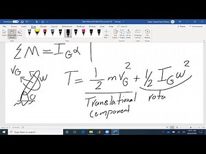 Kinetics of a Rigid Body-Work and Energy Lecture