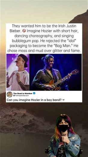 The pop star image Hozier refused to accept. #Hozier #MusicIndustry #PopVsIndie #Authenticity