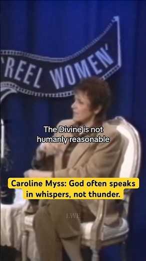 Caroline Myss: God often speaks in whispers, not thunder. #lifechanging