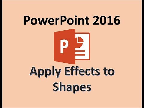PowerPoint 2016 - Shapes - How To Draw and Align a Shape in MS Office 365 - Drawing Gallery Styles
