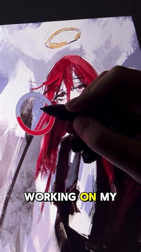 take pride in getting tired #painting #digitalart #chainsawman