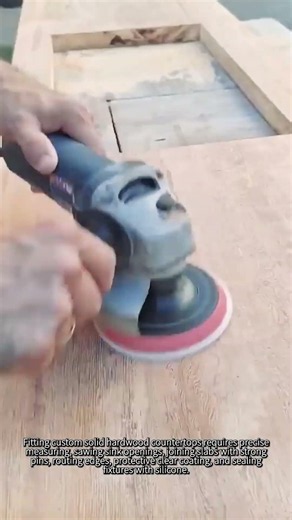 Never Join Wood Countertops Without This Trick! #worker #process #woodworking #diy #kitchen