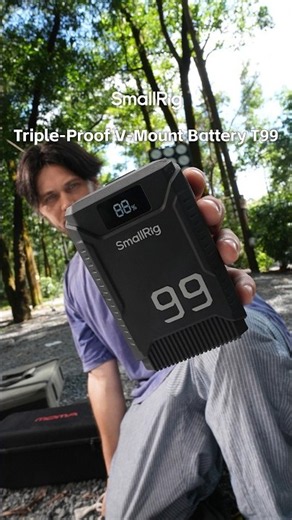 Built to Survive Drops and Tough Shoots｜SmallRig T99 Triple-Proof V-Mount Battery